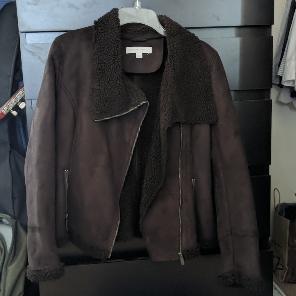 Cute EUC New York & Company Faux suede jacket